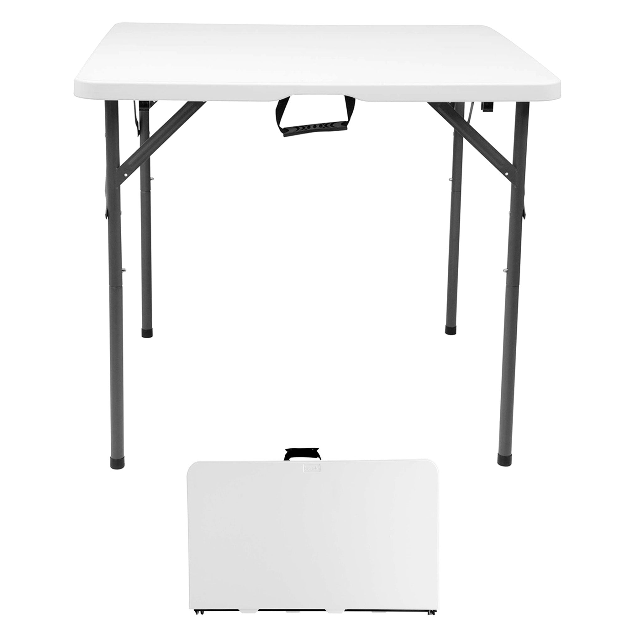 3ft Square White Folding Table