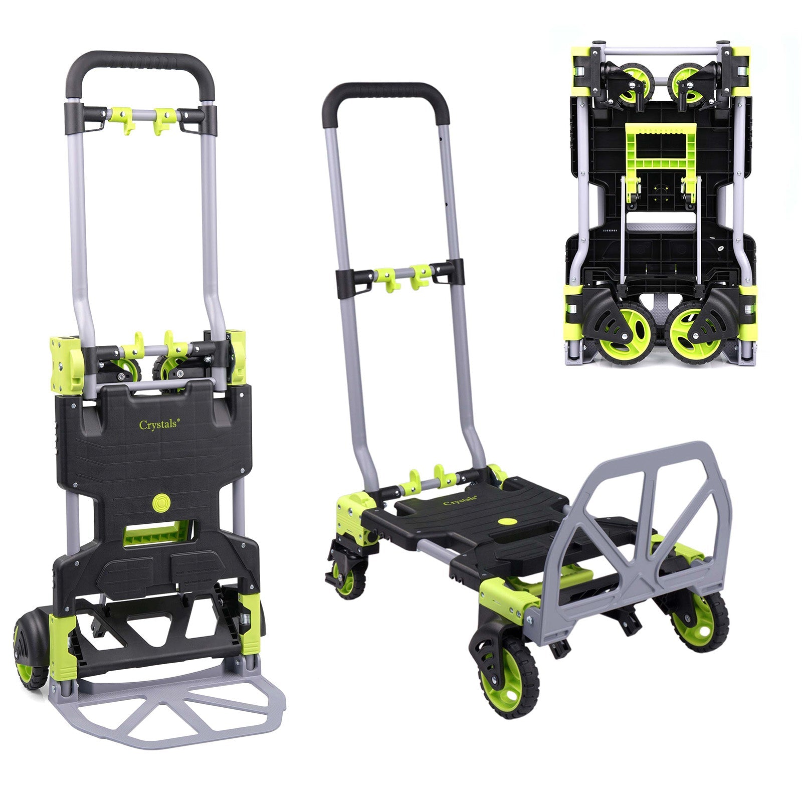 2-in-1 Hand Sack Truck Trolley - 120kg Load Capacity