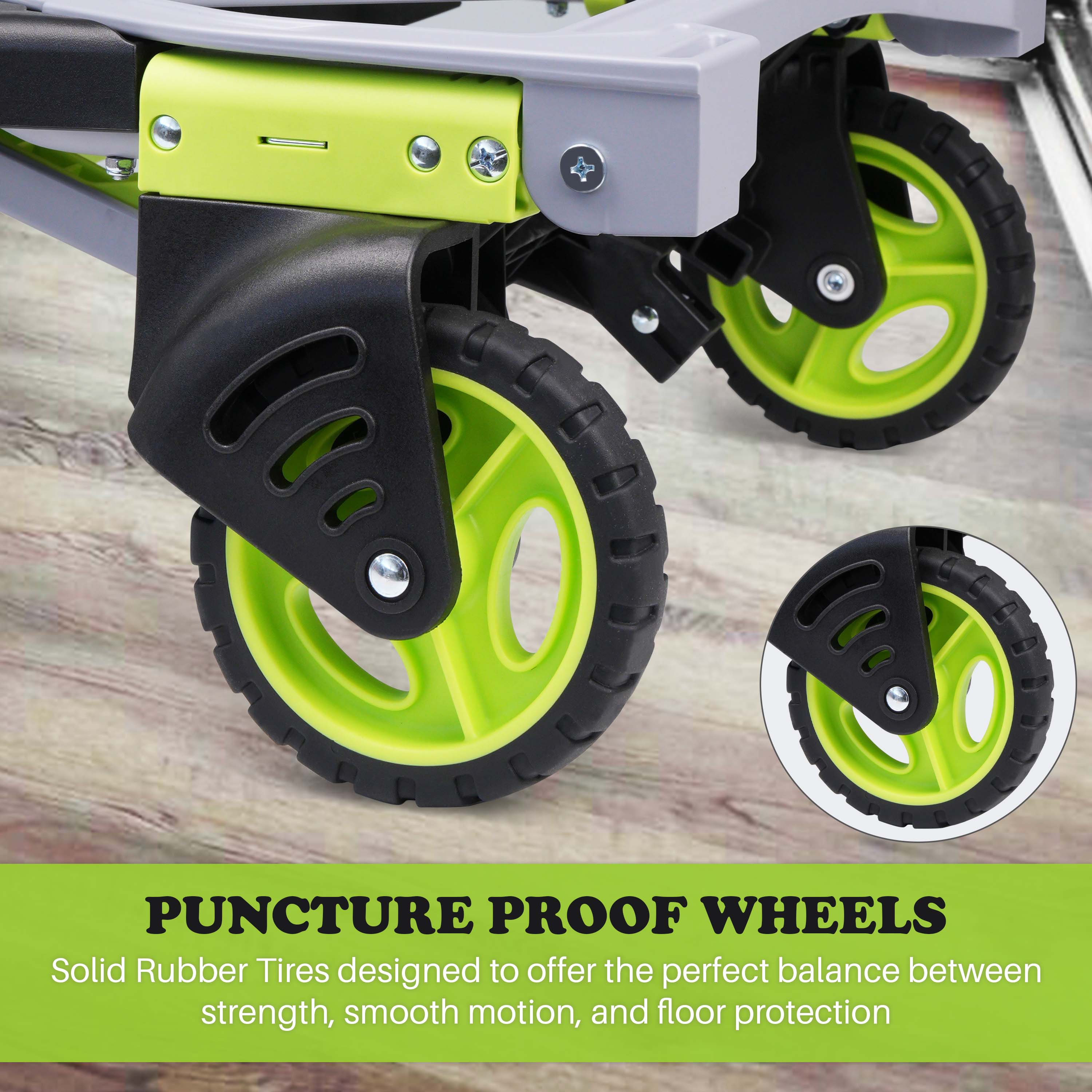 2-in-1 Hand Sack Truck Trolley - 120kg Load Capacity