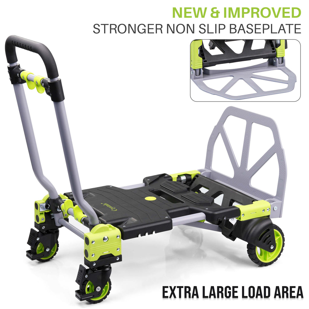 2-in-1 Hand Sack Truck Trolley - 120kg Load Capacity