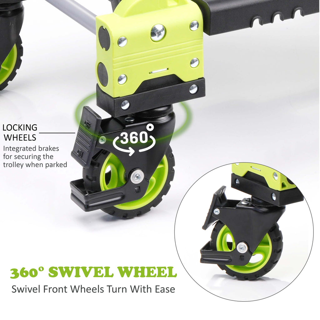 2-in-1 Hand Sack Truck Trolley - 120kg Load Capacity