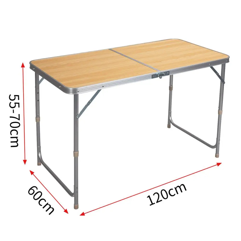 WOLTU Folding  Camping Table Lightweight Foldable Garden Picnic Table  Office Table for Balcony Market  Kitchen Outdoor Barbecue
