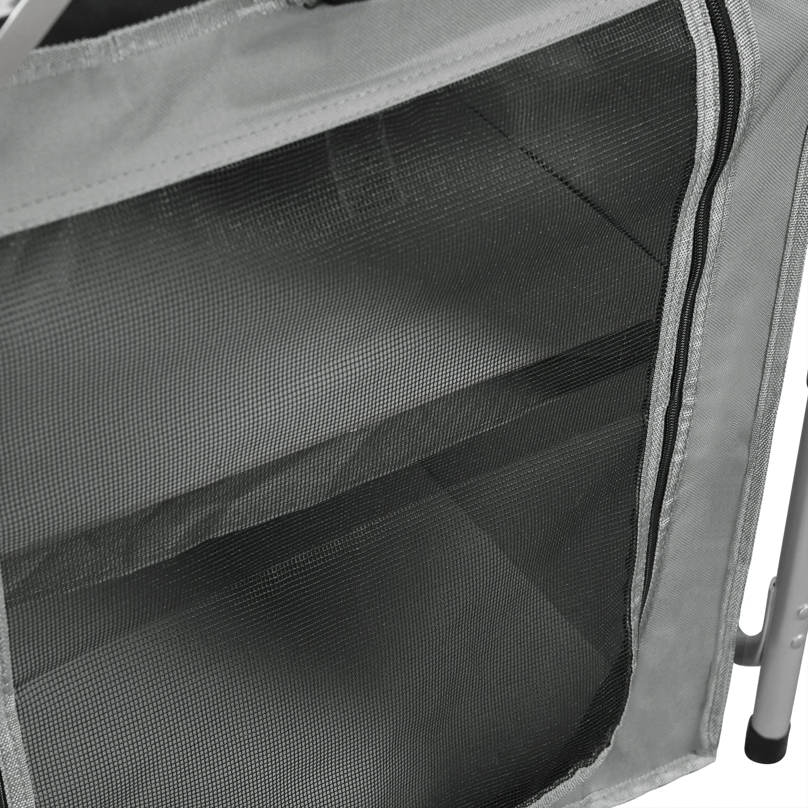 WOLTU Aluminium Foldable Camping Cabinet Travel Kitchen Cooking Storage Rack BBQ Table with Carry Bag for Outdoor  Garden Picnic