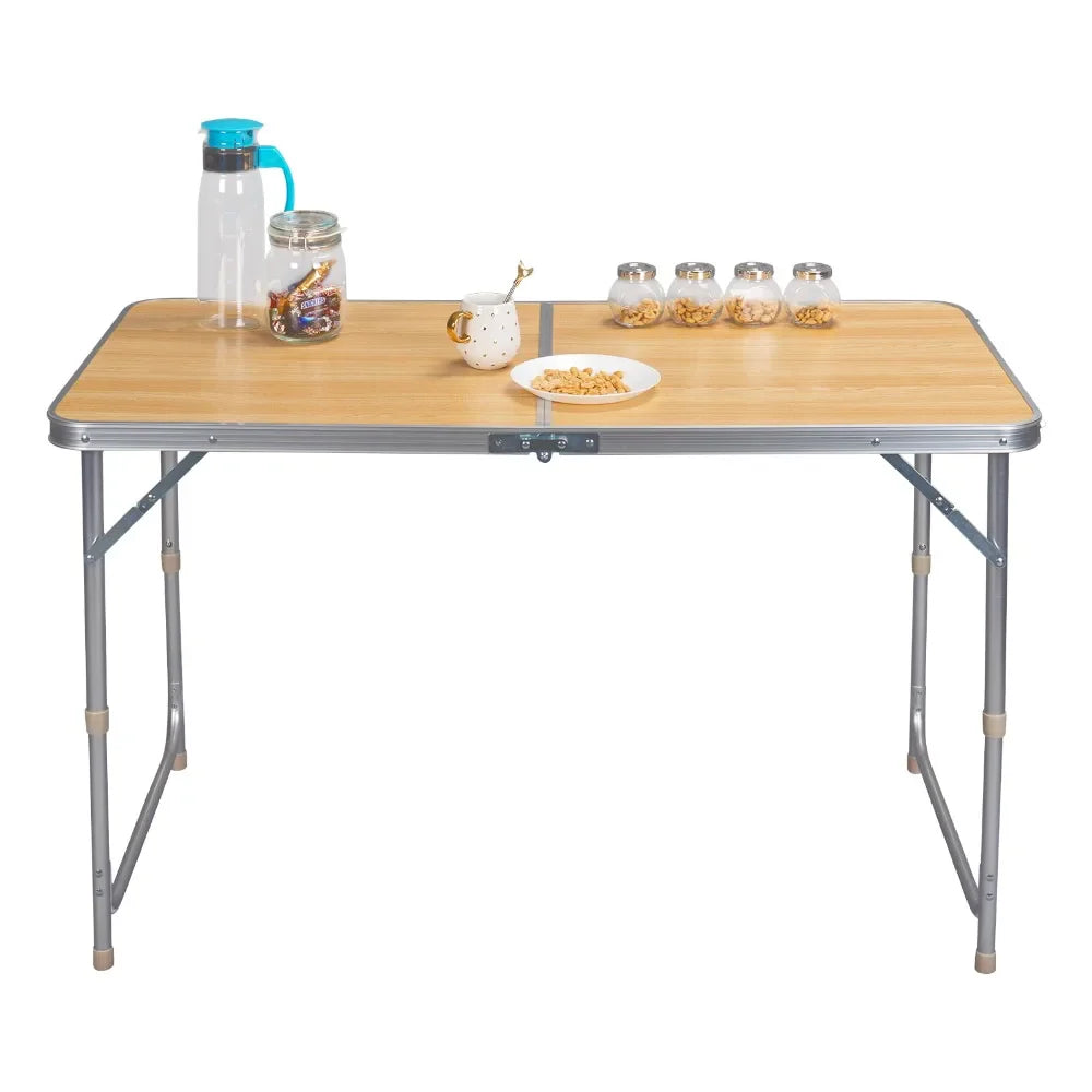 WOLTU Folding  Camping Table Lightweight Foldable Garden Picnic Table  Office Table for Balcony Market  Kitchen Outdoor Barbecue