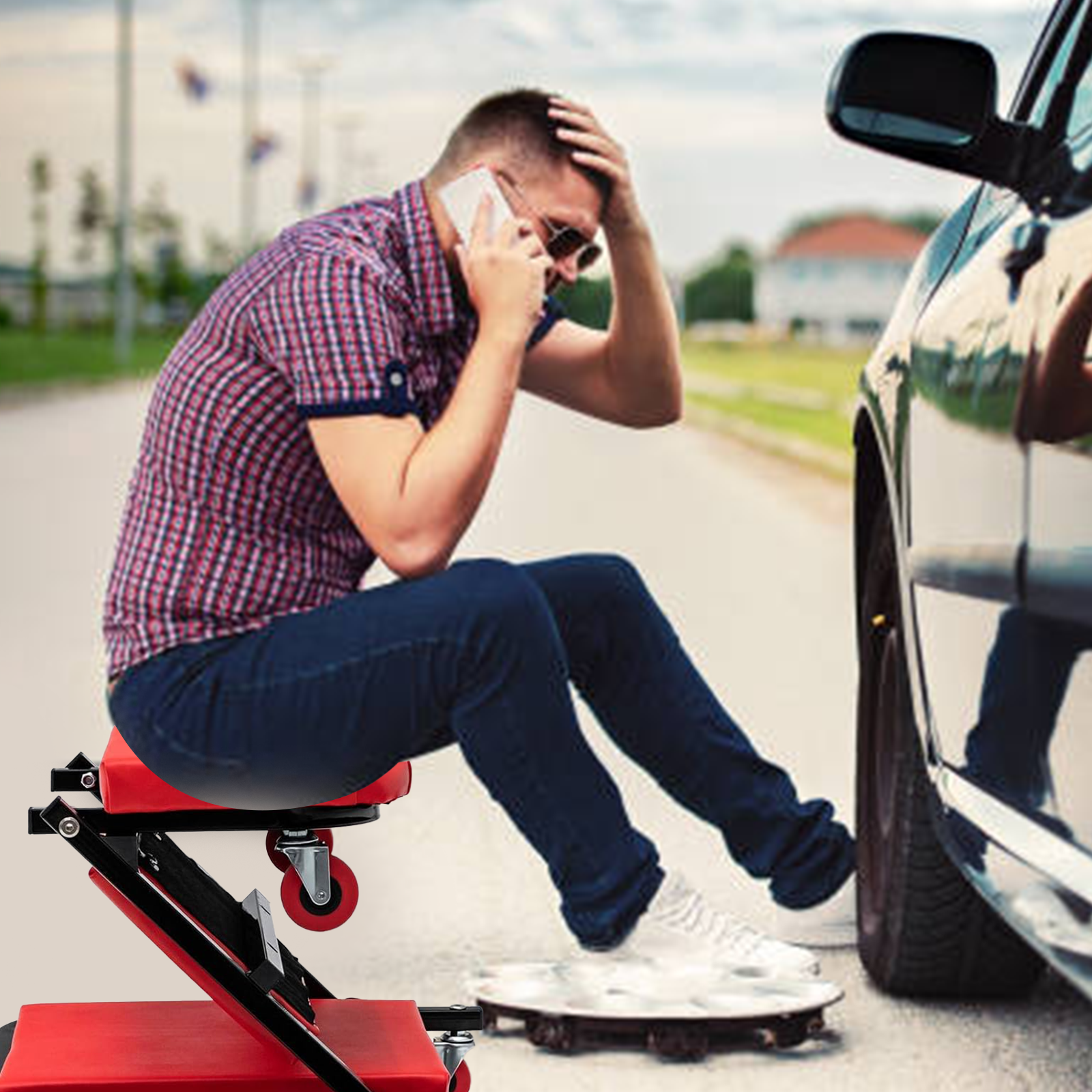 2 IN 1 Mechanics Car Creeper