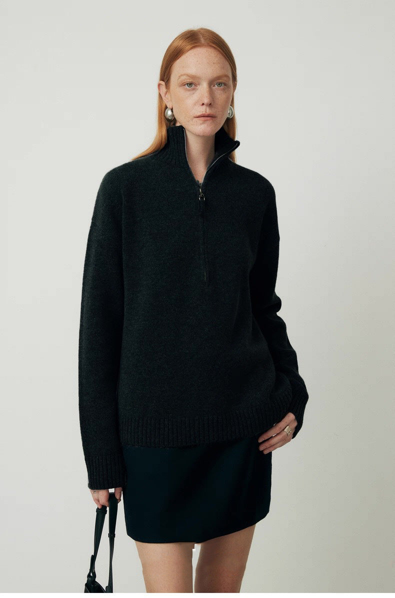 Loose Lapels Top Bandage Dress Autumn And Winter