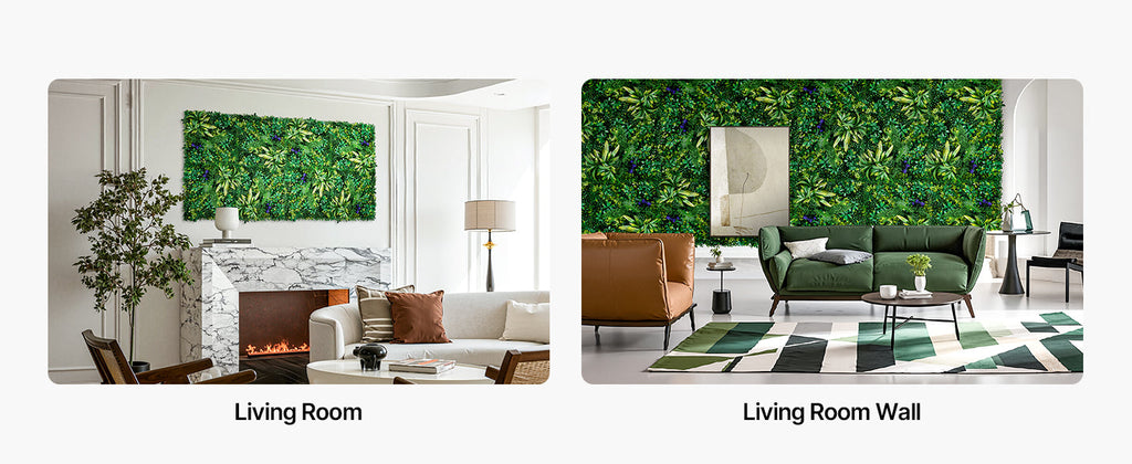 VEVOR Artificial Grass Wall Panels 3D Combination Greenery Boxwood  Panel for Privacy Backdrop Wall Hedge Screen for Garden