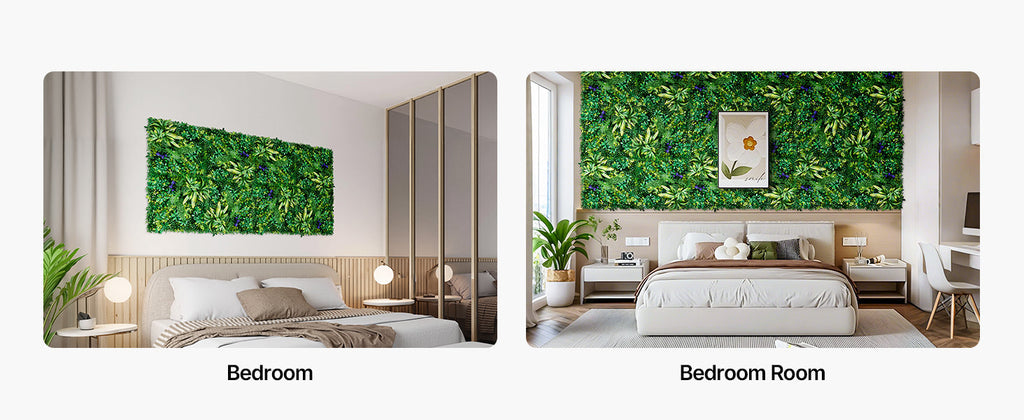 VEVOR Artificial Grass Wall Panels 3D Combination Greenery Boxwood  Panel for Privacy Backdrop Wall Hedge Screen for Garden