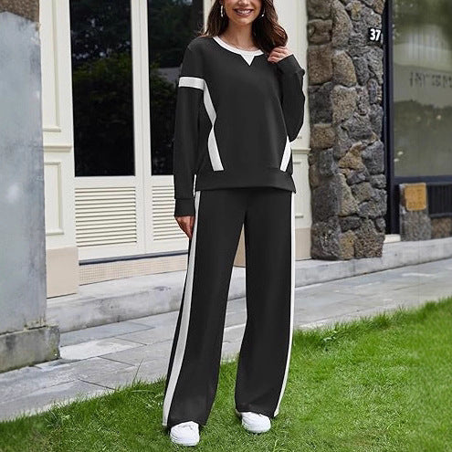 Casual Thin Korean Style Loose Student Fashion Sportswear Comfortable Two-piece Suit