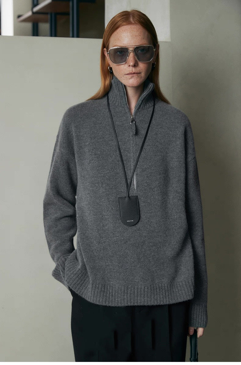 Loose Lapels Top Bandage Dress Autumn And Winter