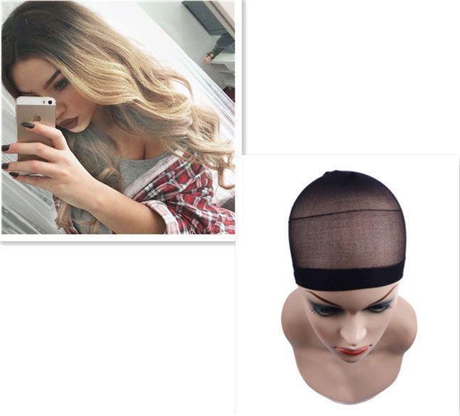 Gradient color mid-point big wavy long curly hair