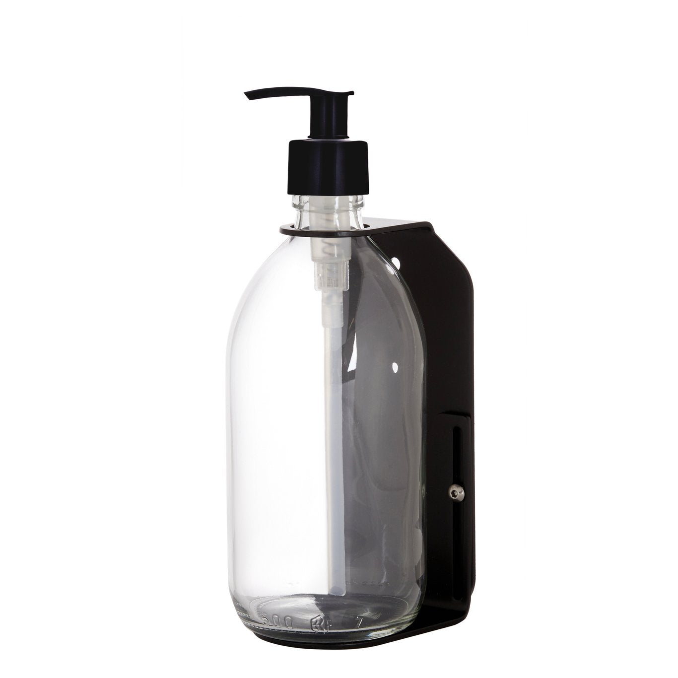 Black Single Wall Mounted Soap Dispenser