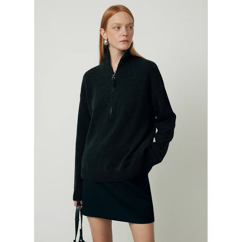 Loose Lapels Top Bandage Dress Autumn And Winter