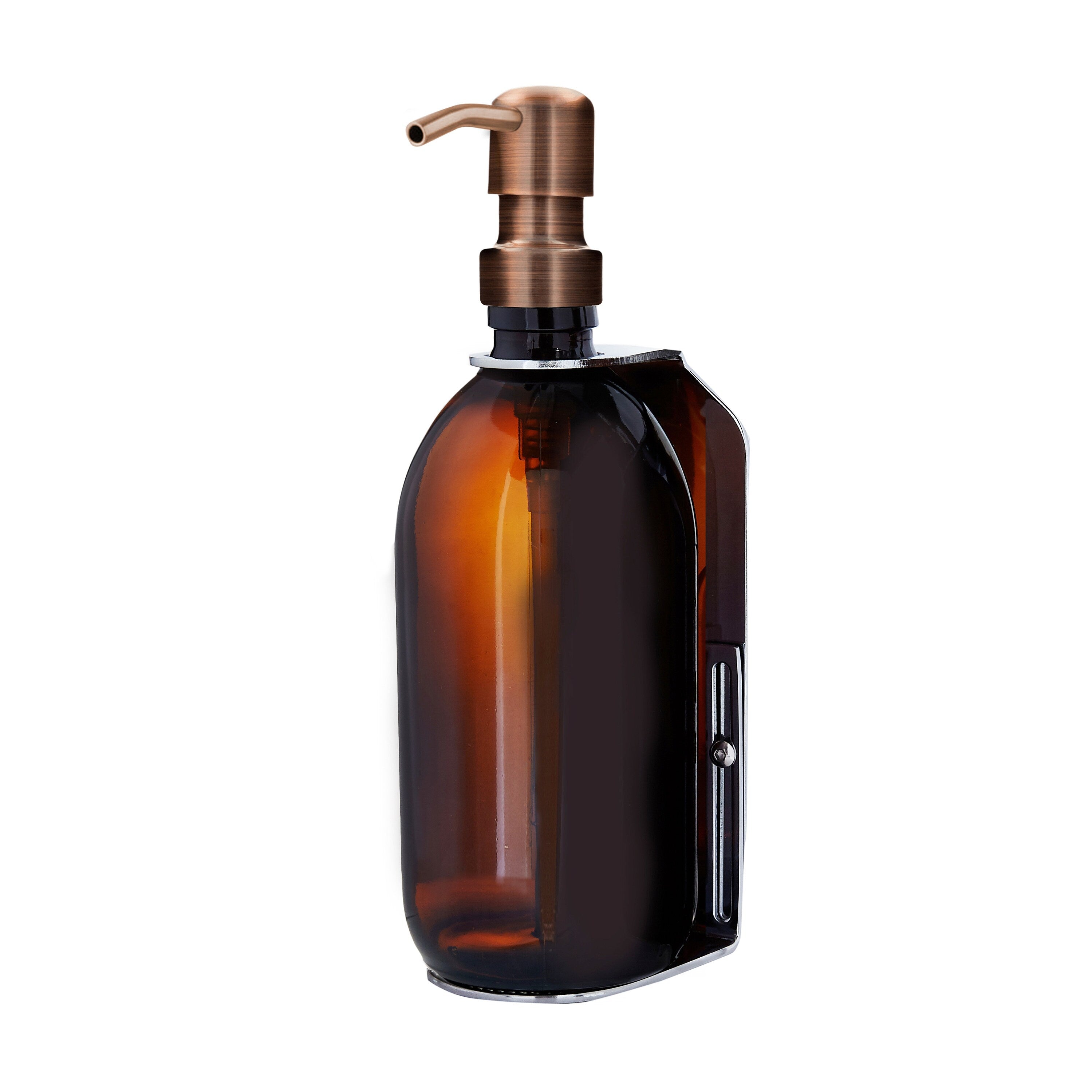 Chrome Single Wall Mounted Soap Dispenser