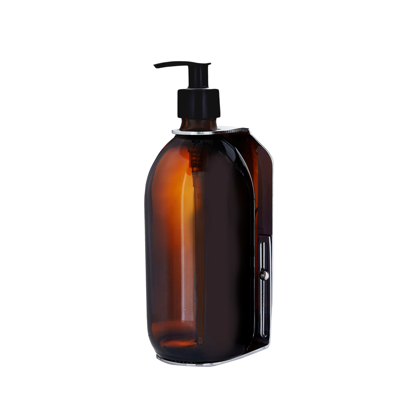 Chrome Single Wall Mounted Soap Dispenser