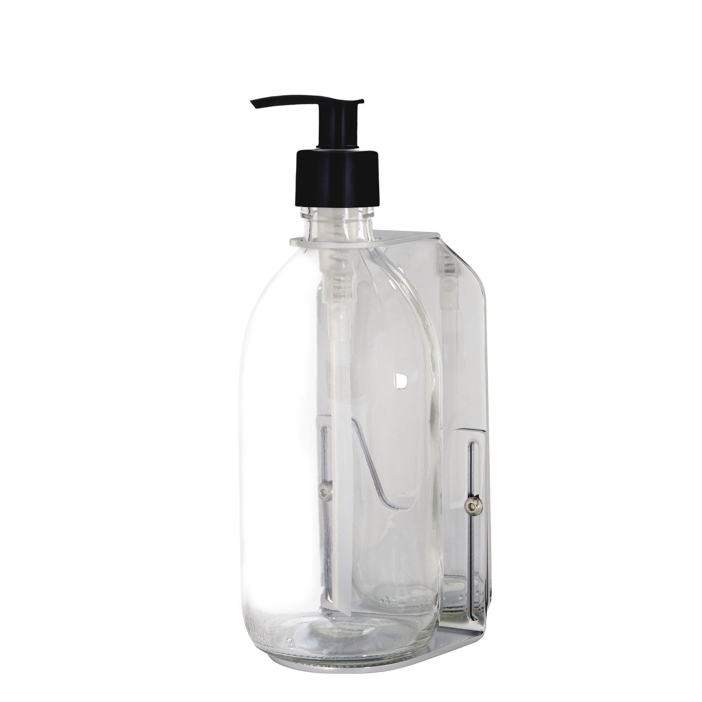 Chrome Single Wall Mounted Soap Dispenser
