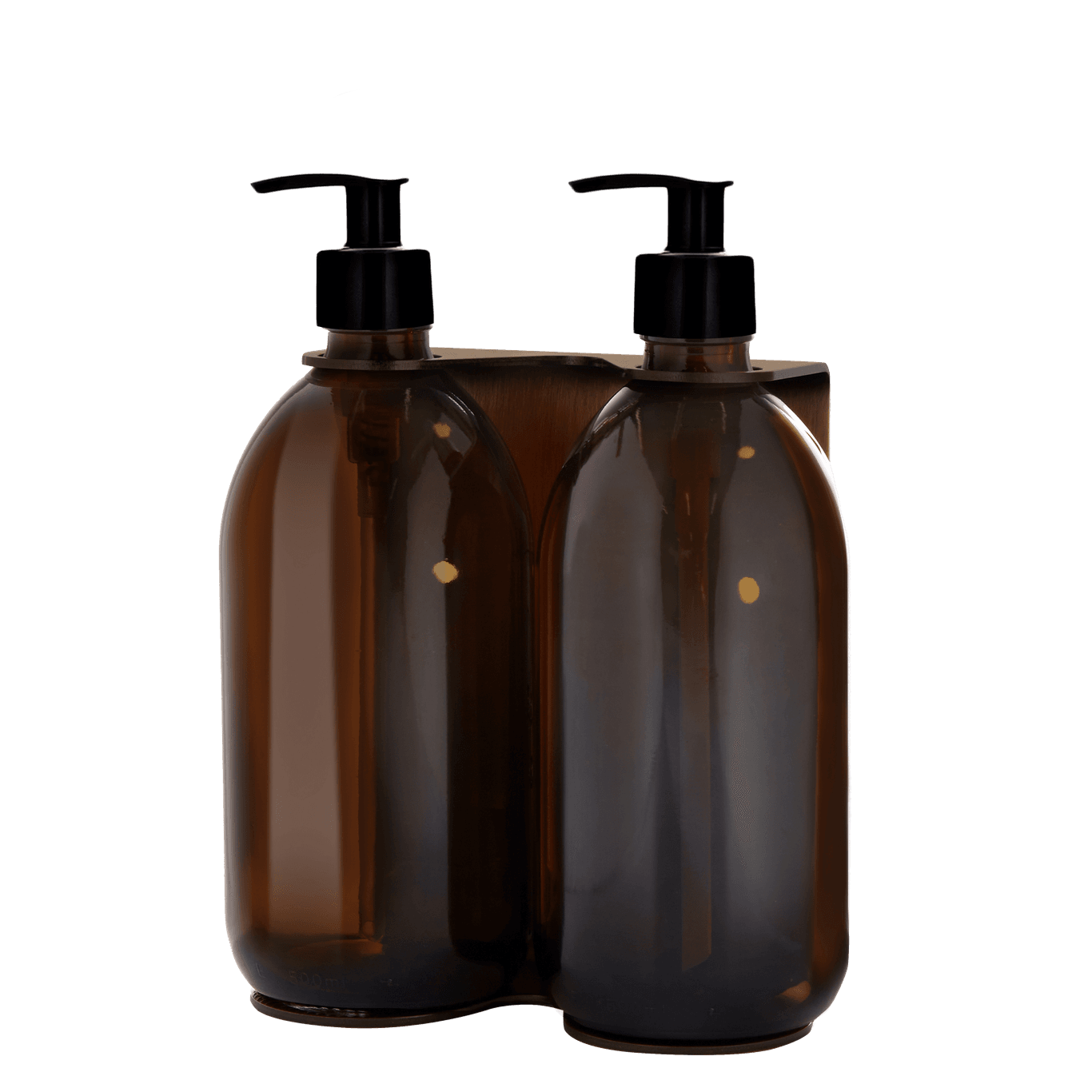 Copper Double Wall Mounted Soap Dispenser
