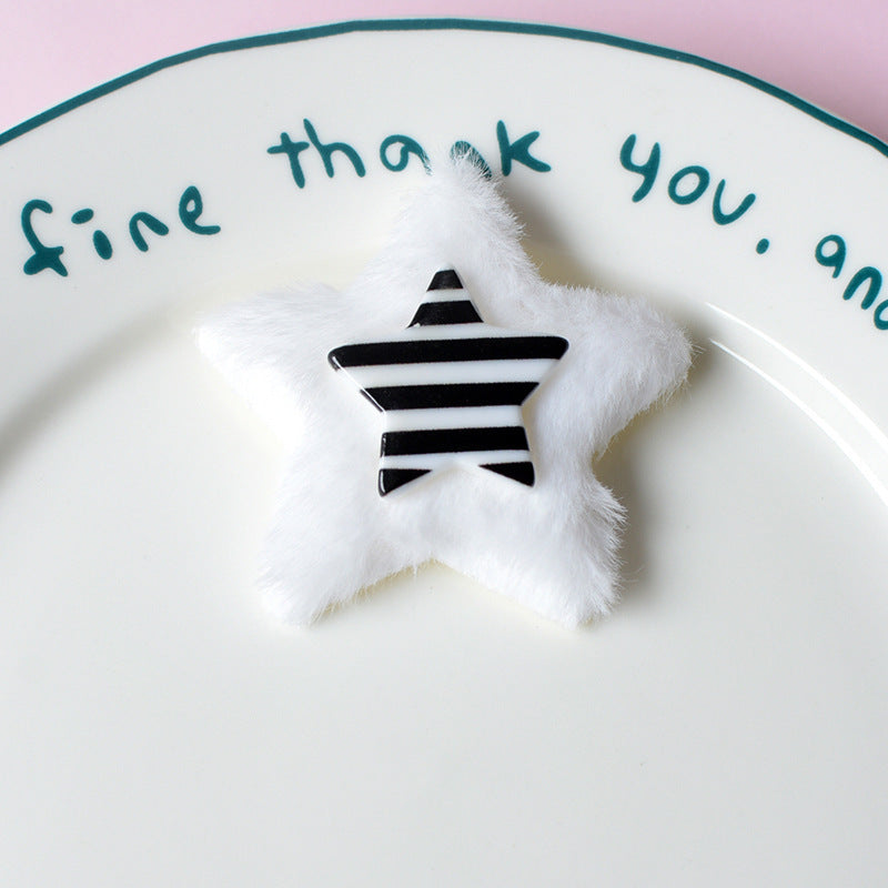 Cute Plush Star Charm - Decorative Accessories for Hair, Shoes & Phone Cases