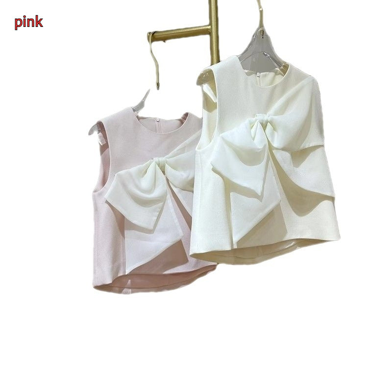 Women's Summer Big Bow Sleeveless Vest Top