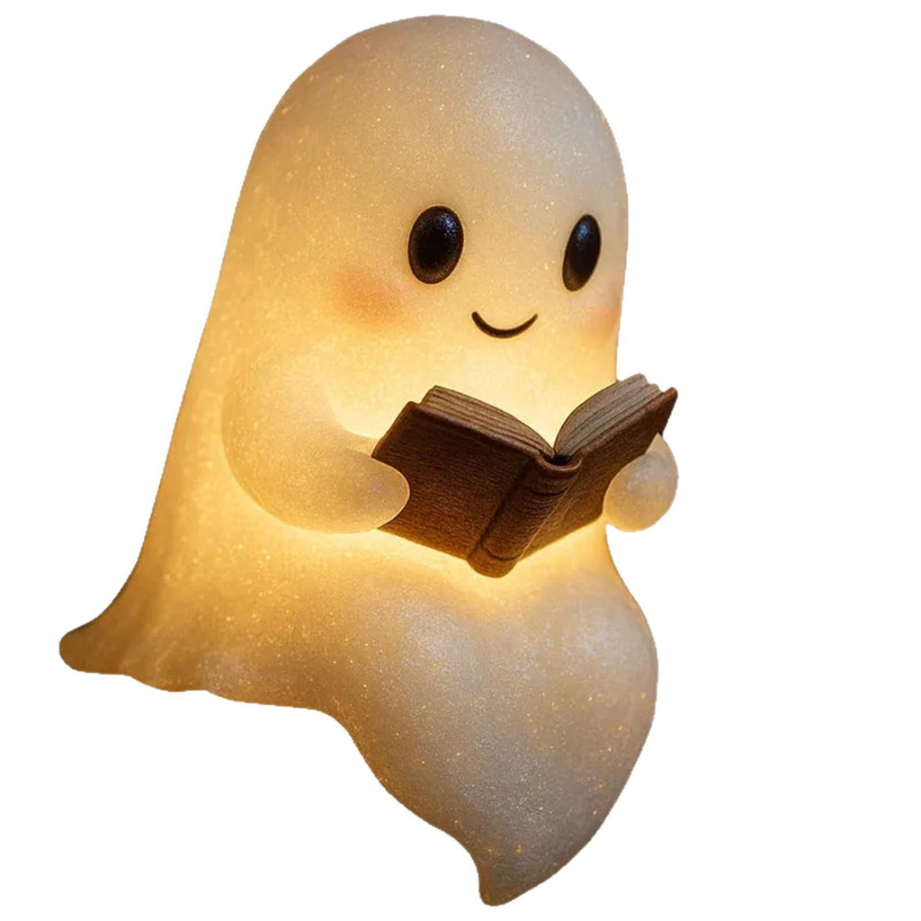 Cute LED Ghost Night Light Children's Nightlight Gift Bedside Sleep Lamp Halloween Decorations Lovely Ghost Lamp Warm Light