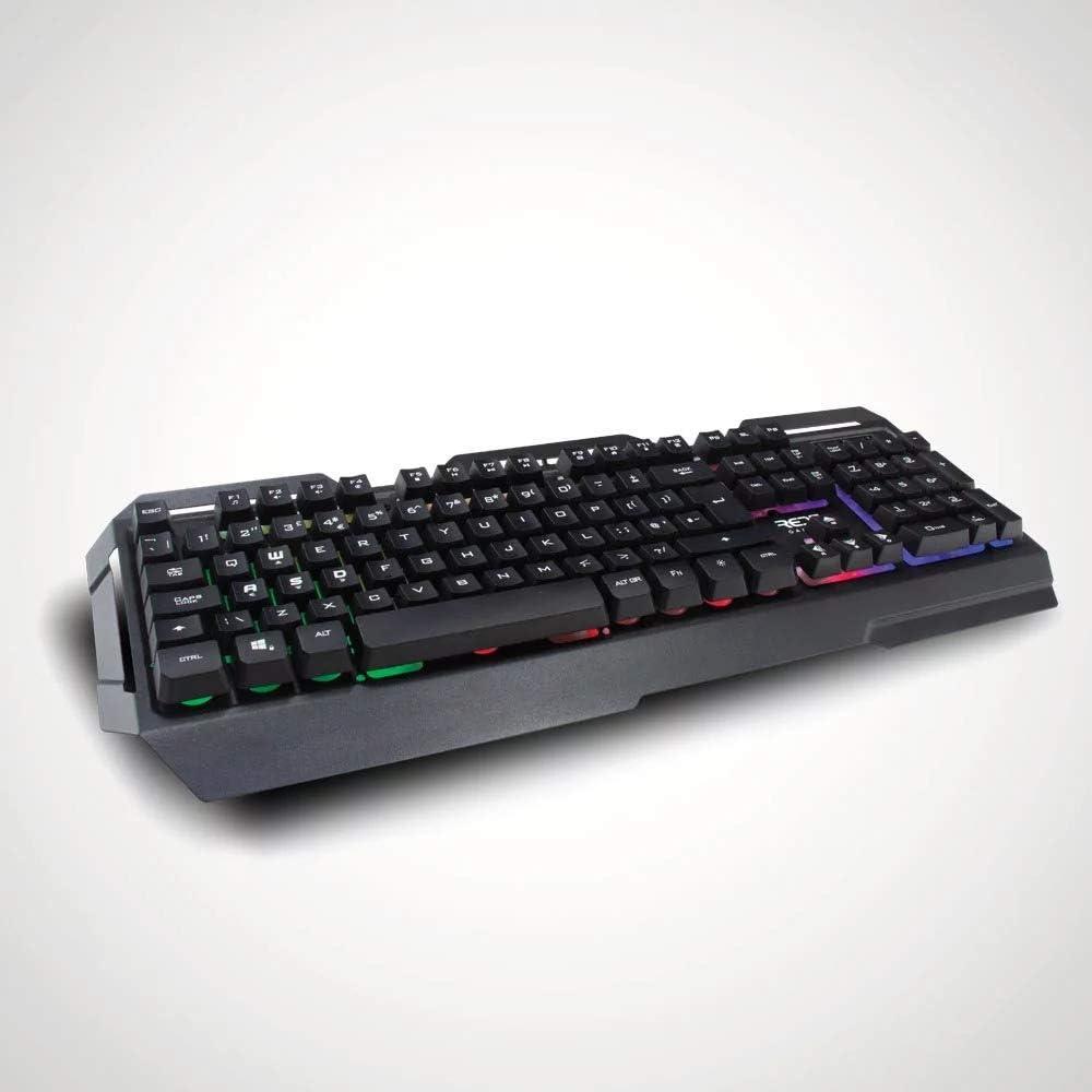 Gaming Keyboard Red 5 Orbit RGB Backlit Ergonomic Design Responsive Keys