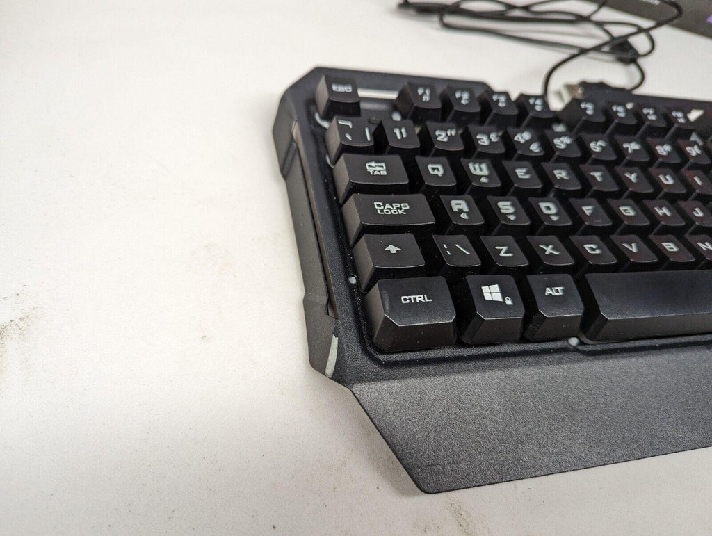 Gaming Keyboard Red 5 Orbit RGB Backlit Ergonomic Design Responsive Keys