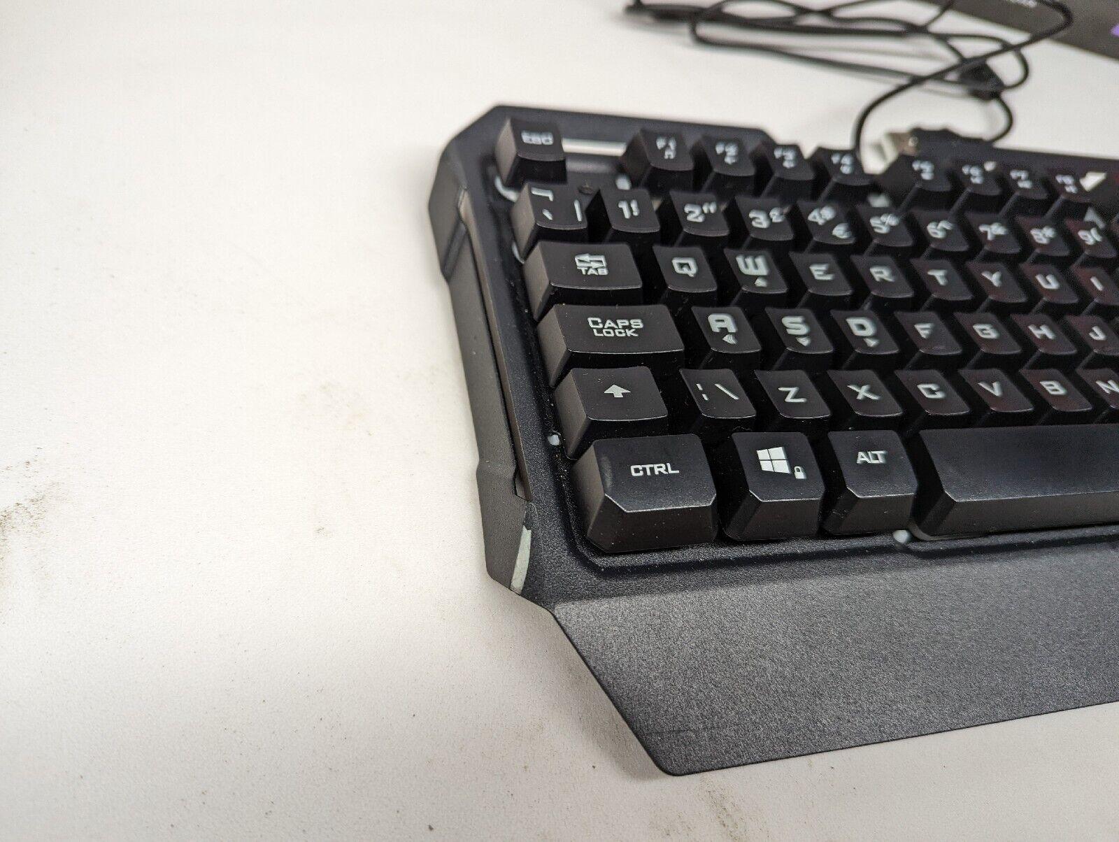 Gaming Keyboard Red 5 Orbit RGB Backlit Ergonomic Design Responsive Keys