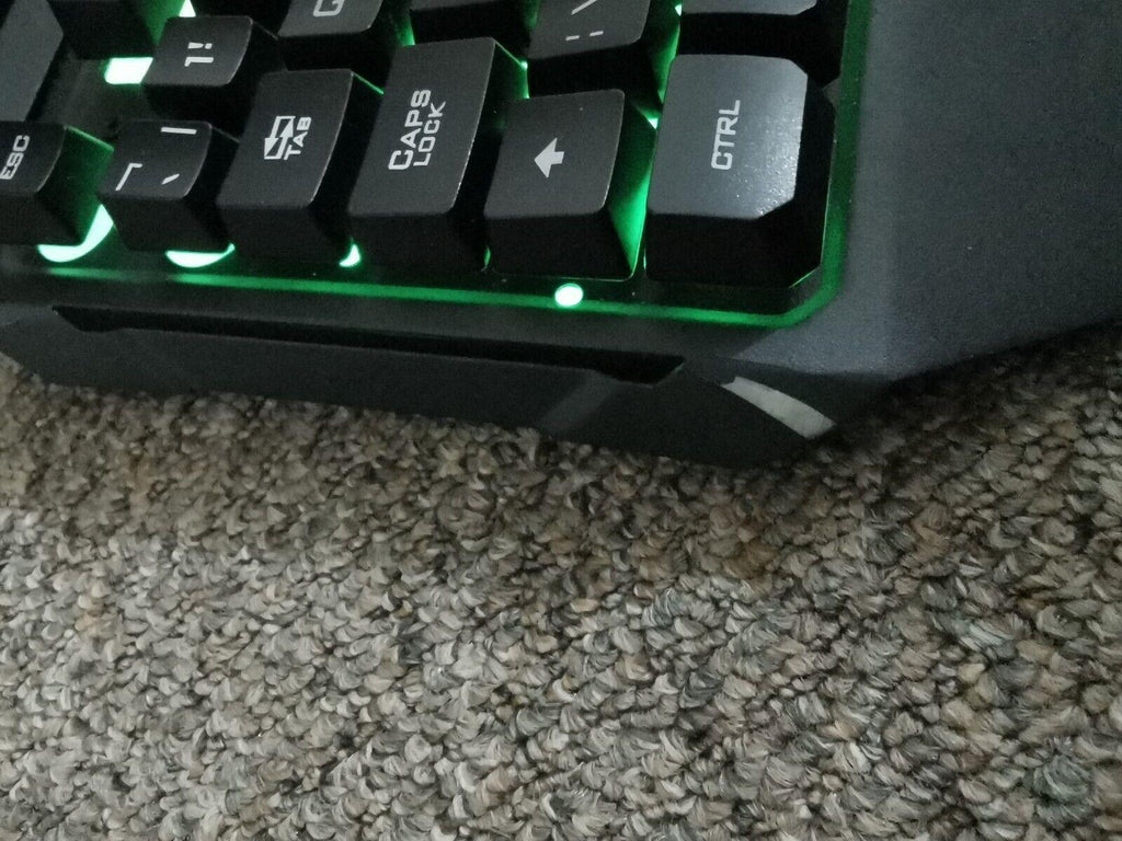 Gaming Keyboard Red 5 Orbit RGB Backlit Ergonomic Design Responsive Keys