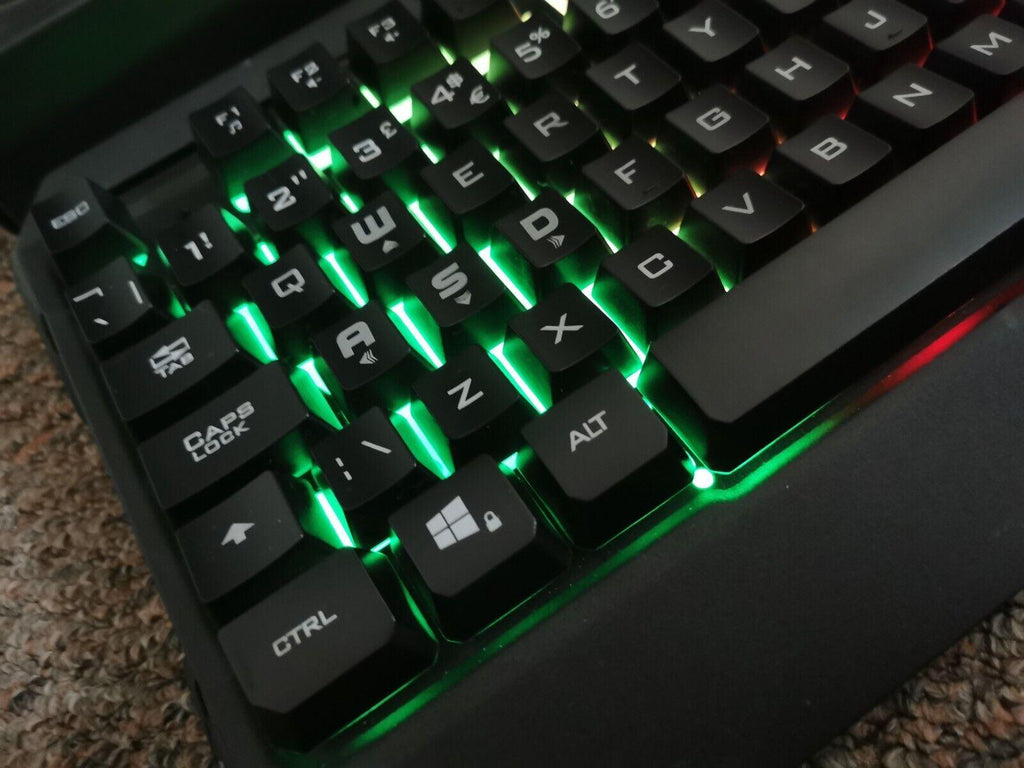 Gaming Keyboard Red 5 Orbit RGB Backlit Ergonomic Design Responsive Keys