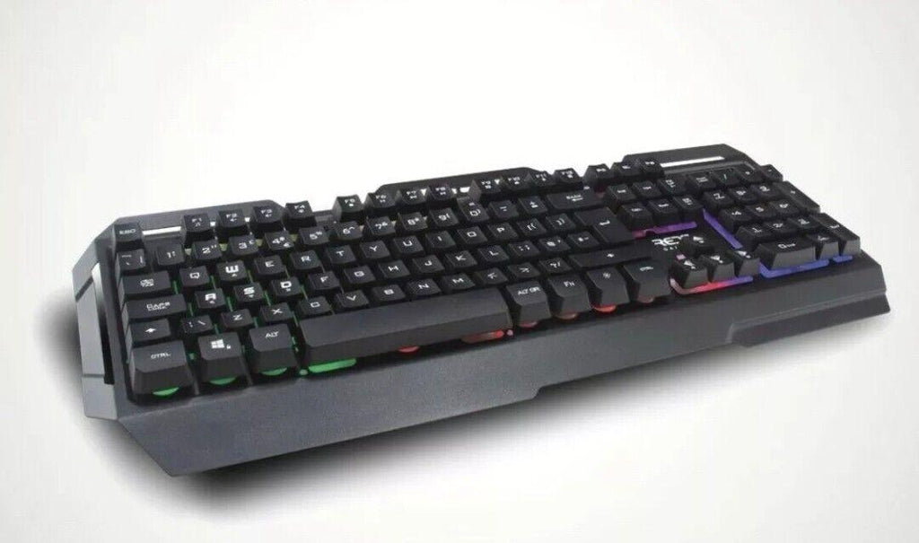 Gaming Keyboard Red 5 Orbit RGB Backlit Ergonomic Design Responsive Keys