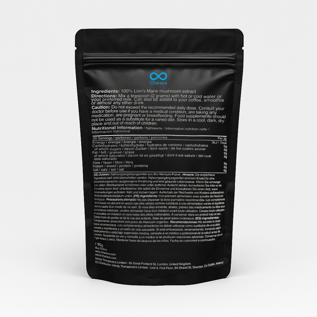 Lion's Mane Powder - 60 Grams - 30 Servings