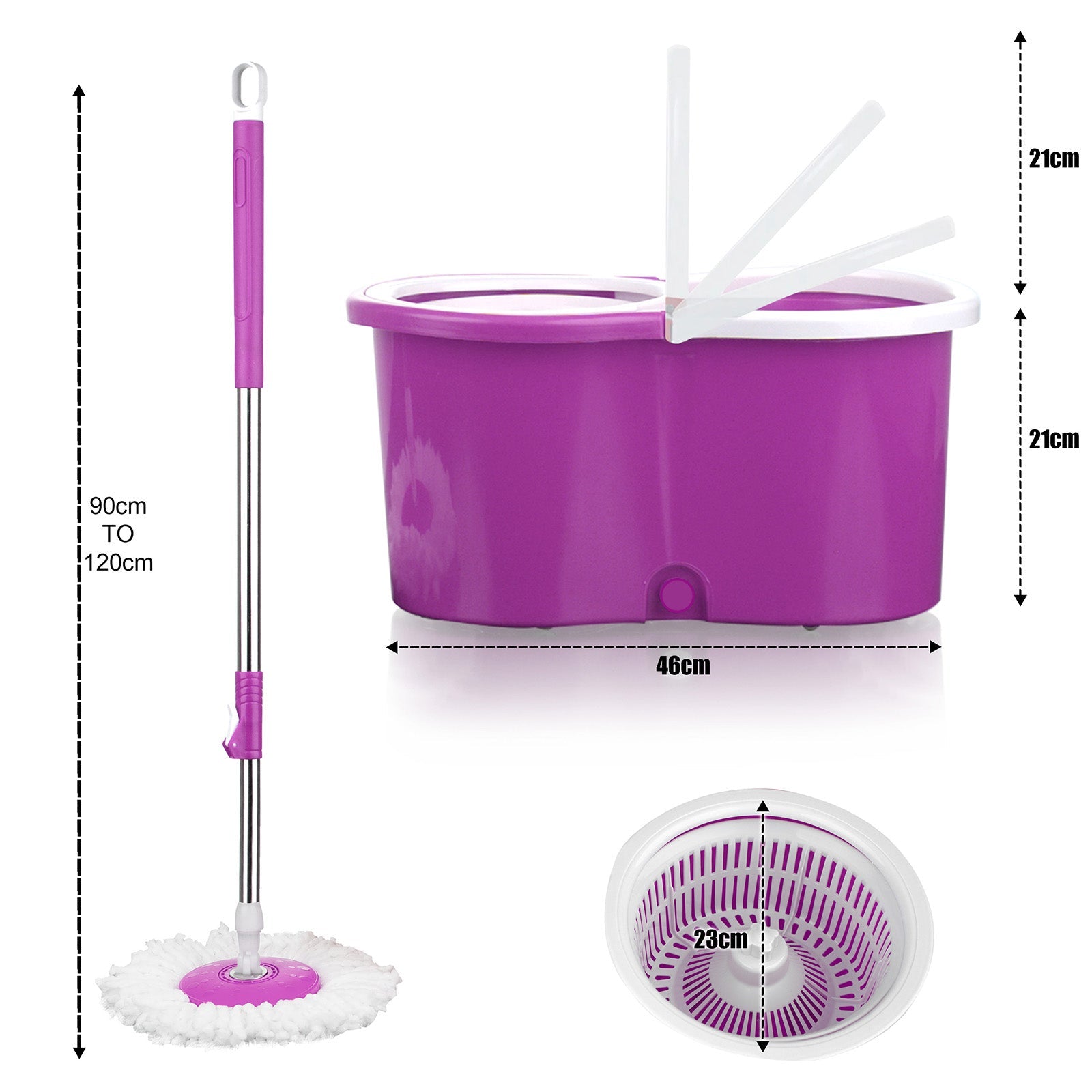360° Spin Rotating MOP & Bucket Set
