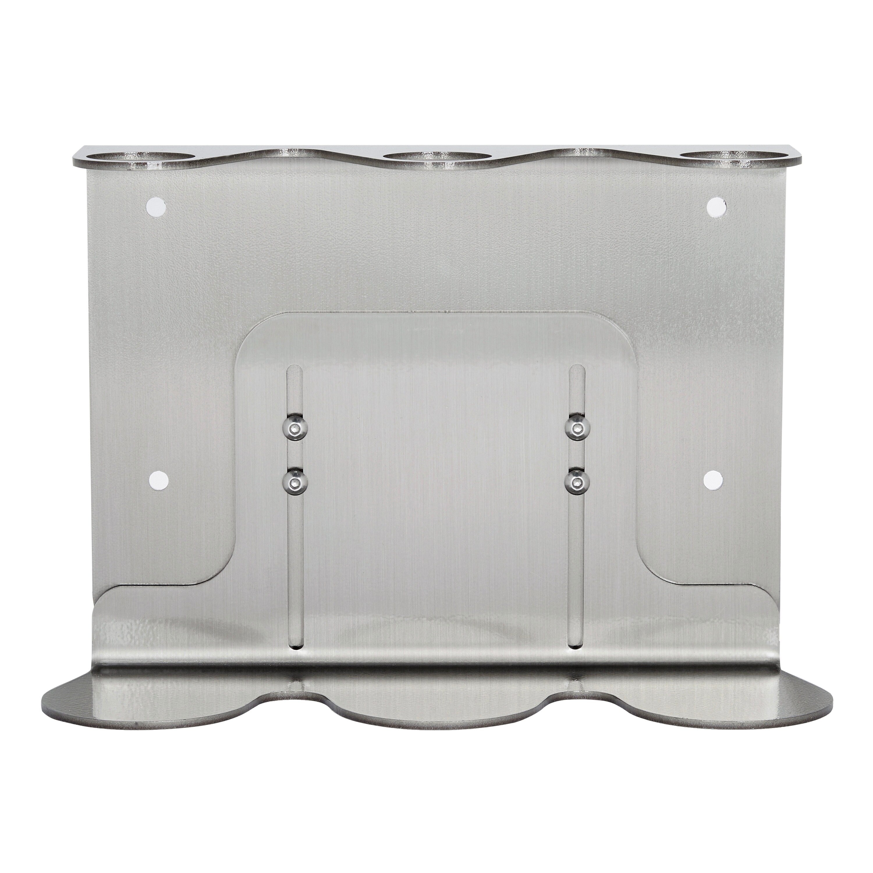 Nickel Triple Wall Mounted Soap Dispenser