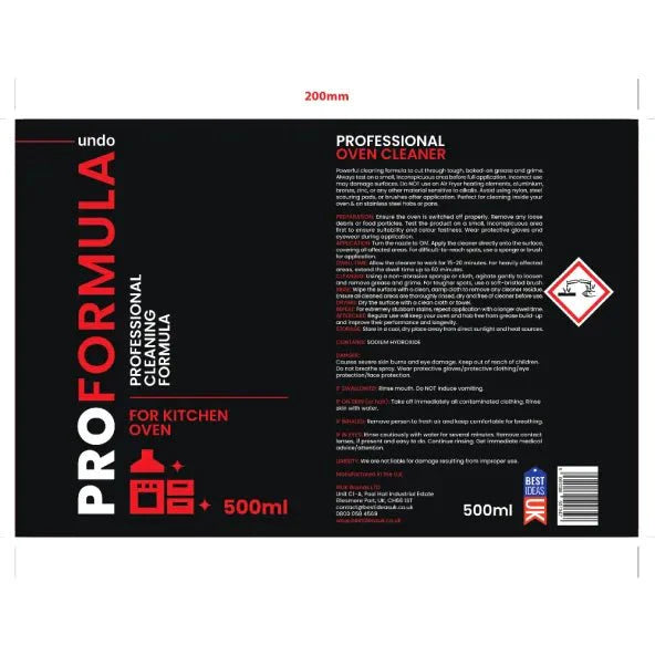 Proformula - Kitchen Hob & Oven Cleaner
