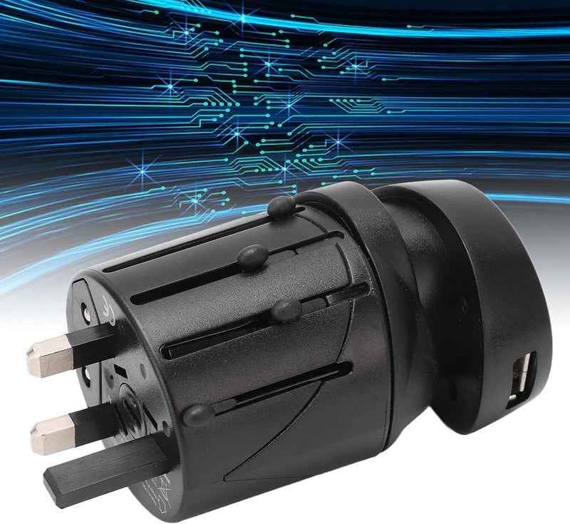 Travel Plug Universal Worldwide Charger Power Adapter US, EU, UK, AU With USB