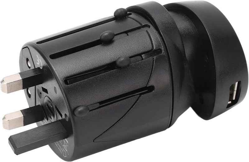 Travel Plug Universal Worldwide Charger Power Adapter US, EU, UK, AU With USB