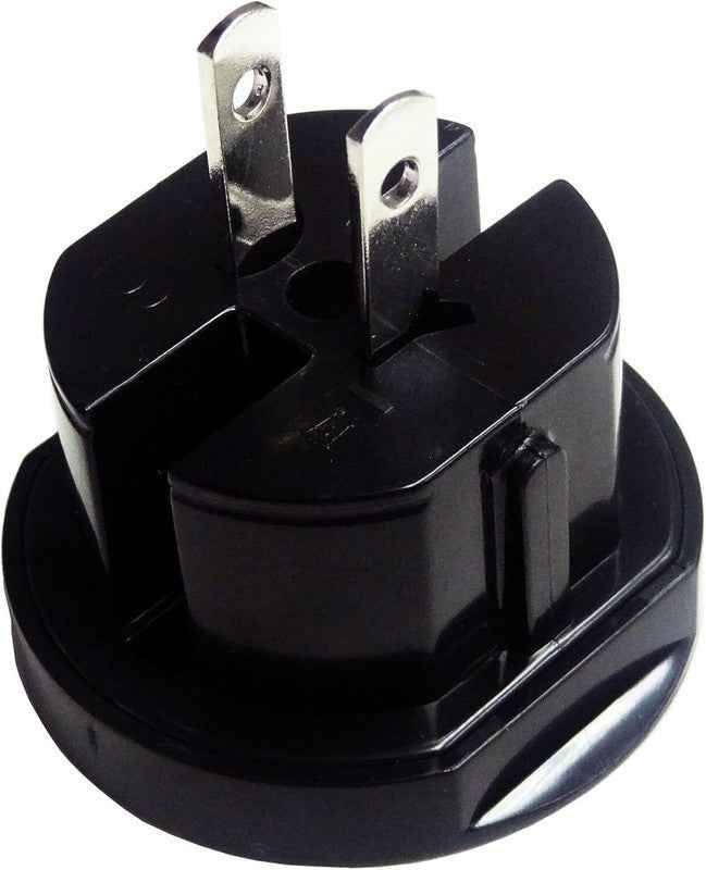 Travel Plug Universal Worldwide Charger Power Adapter US, EU, UK, AU - Black