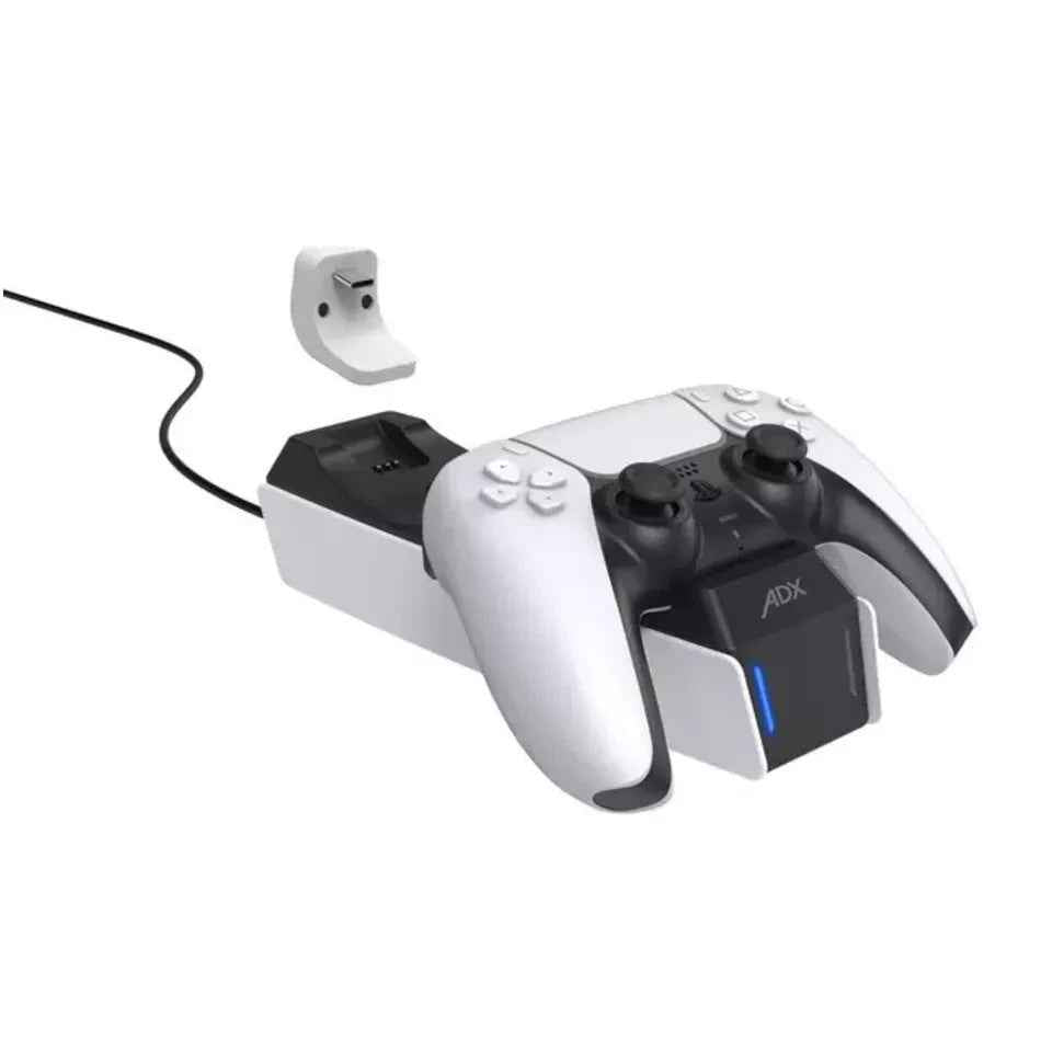 PS5 Dual Controller Charging Station For Dual Sense Controllers White Black