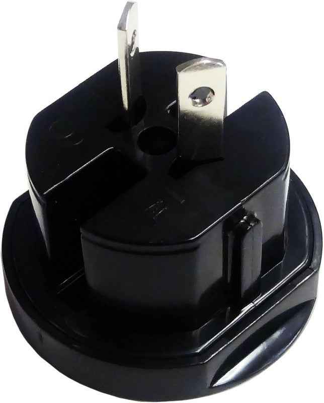Travel Plug Universal Worldwide Charger Power Adapter US, EU, UK, AU - Black
