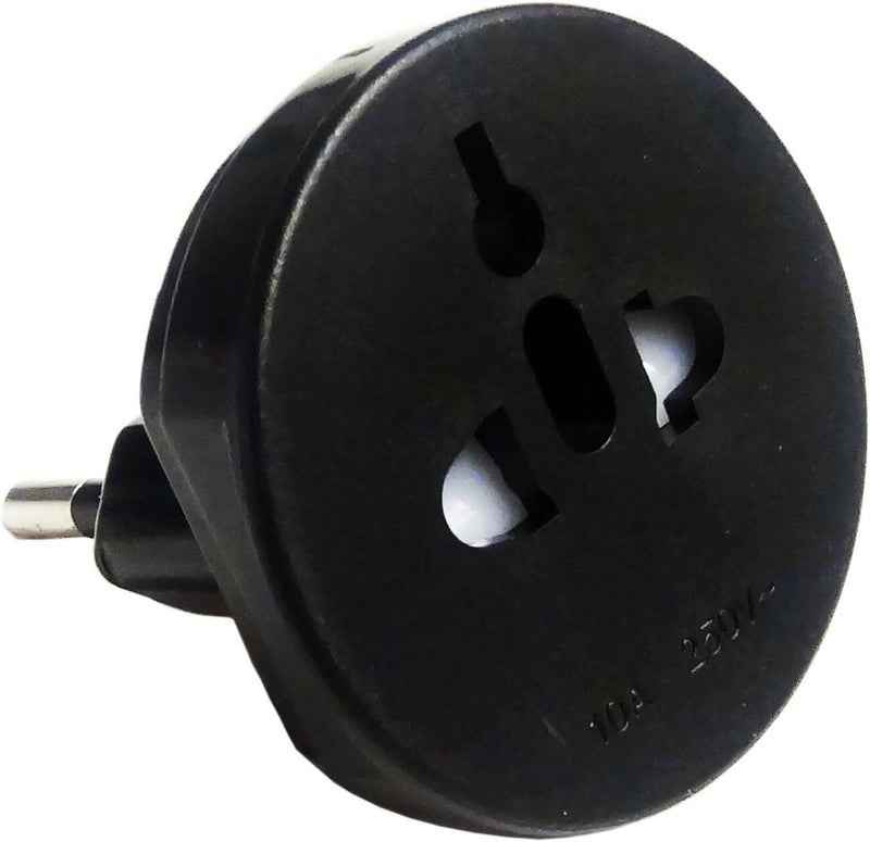 Travel Plug Universal Worldwide Charger Power Adapter US, EU, UK, AU - Black