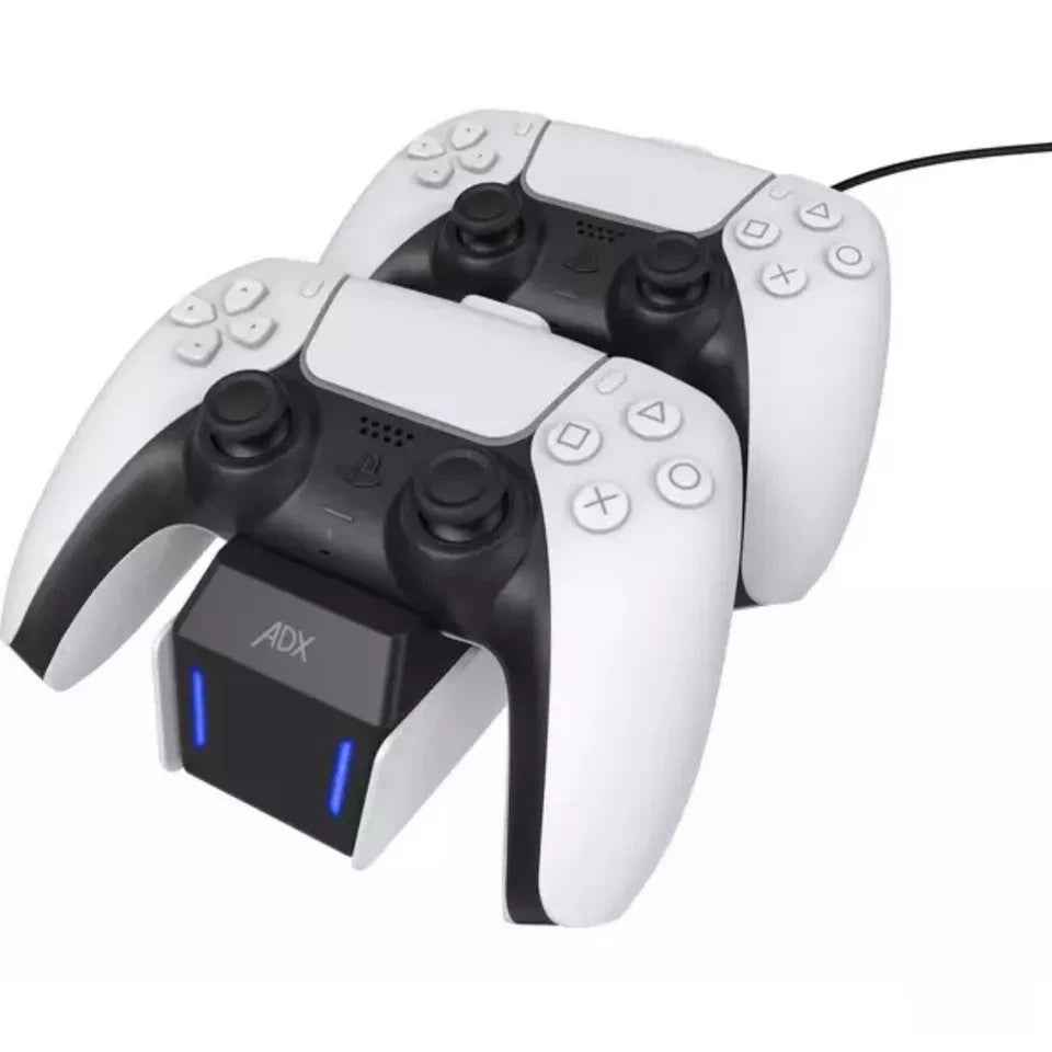 PS5 Dual Controller Charging Station For Dual Sense Controllers White Black