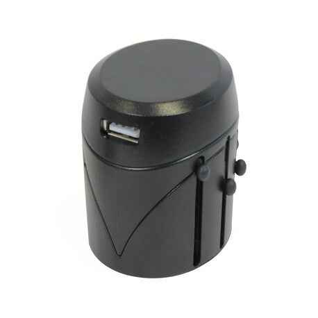 Travel Plug Universal Worldwide Charger Power Adapter US, EU, UK, AU With USB