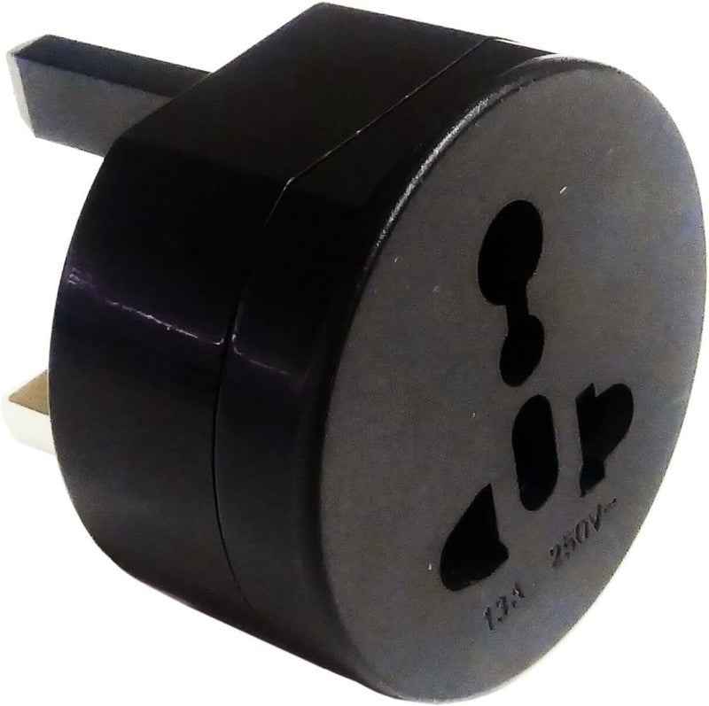 Travel Plug Universal Worldwide Charger Power Adapter US, EU, UK, AU - Black