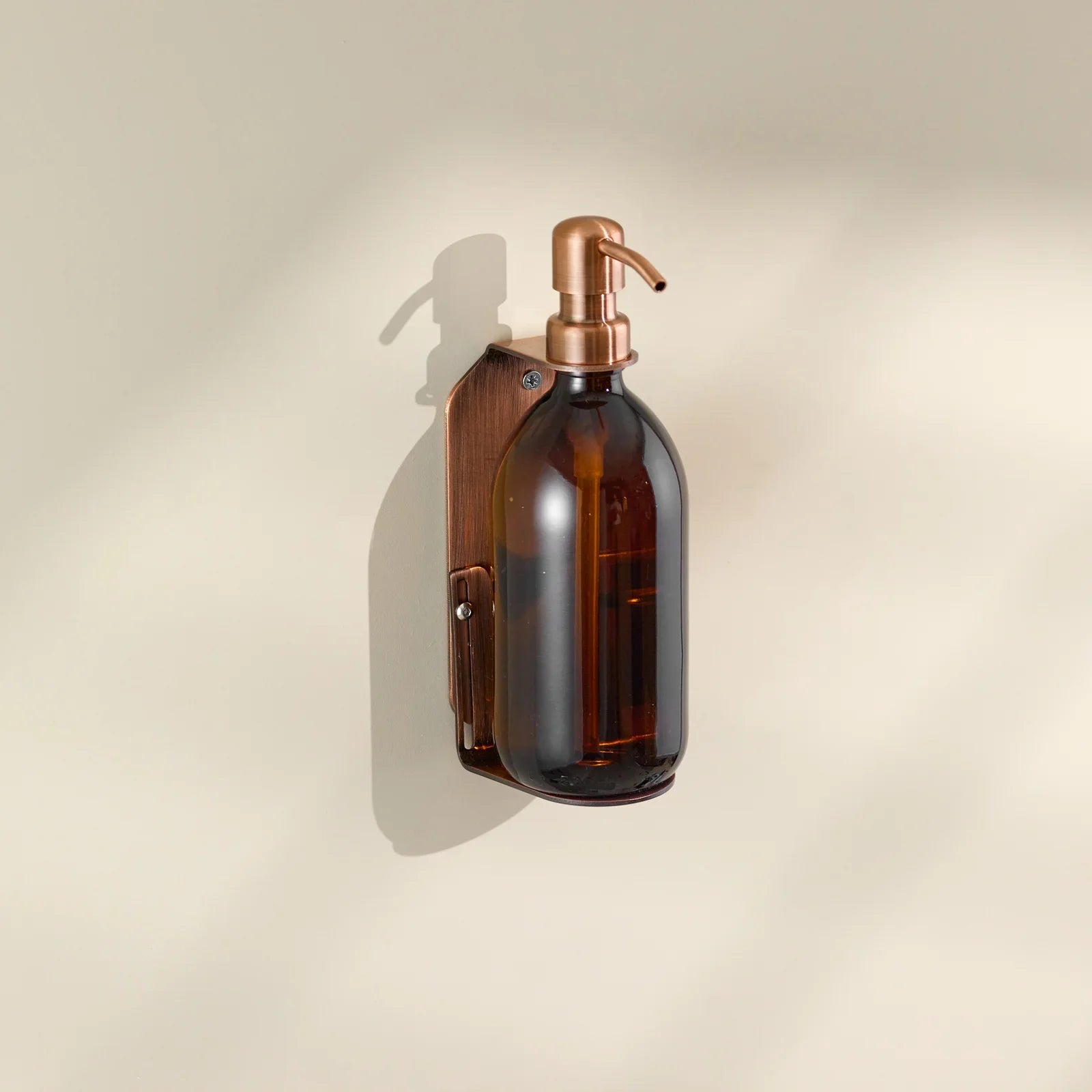 Copper Single Wall Mounted Soap Dispenser