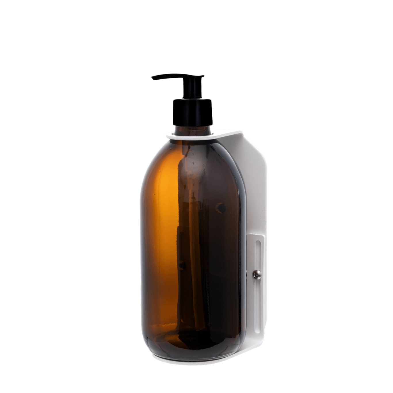 White Single  Wall Mounted Soap Dispenser