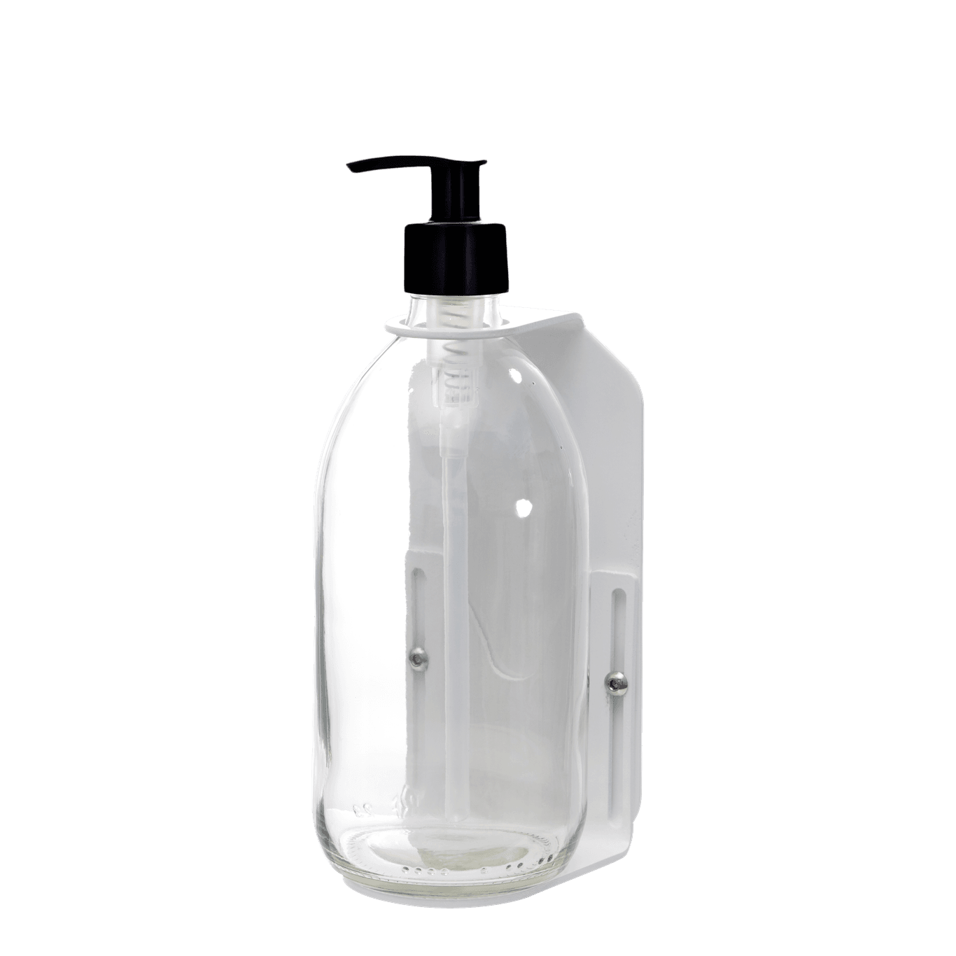 White Single  Wall Mounted Soap Dispenser
